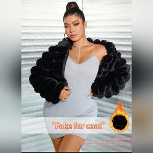 Faux Fur cropped Jacket